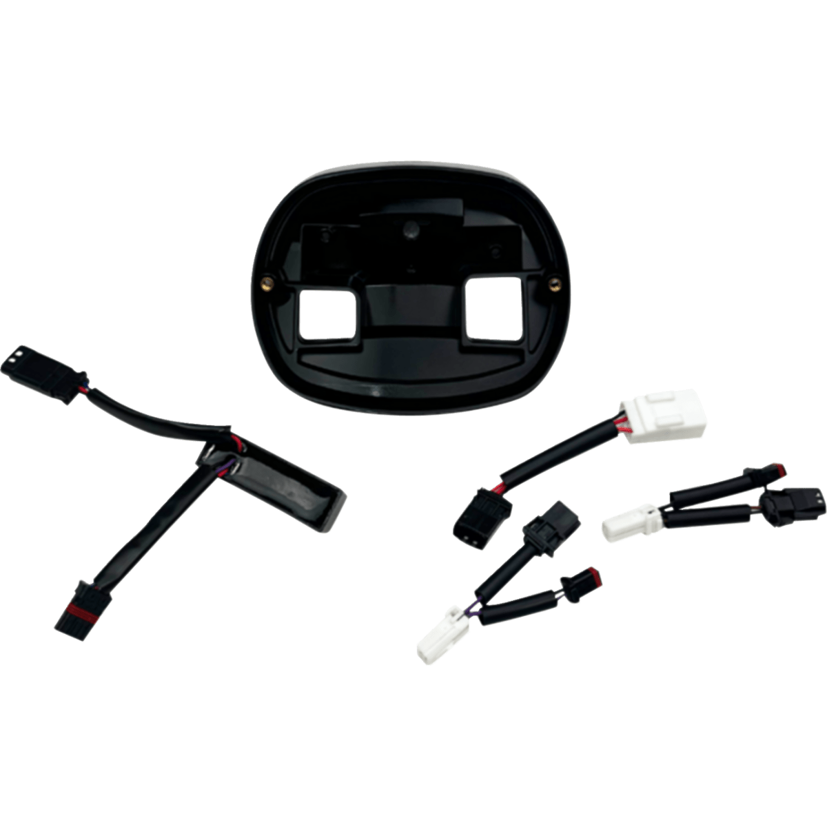 CUSTOM DYNAMICS - Taillight Base Plate - Black - '25 M8 Softail - MetalCore Harley Supply