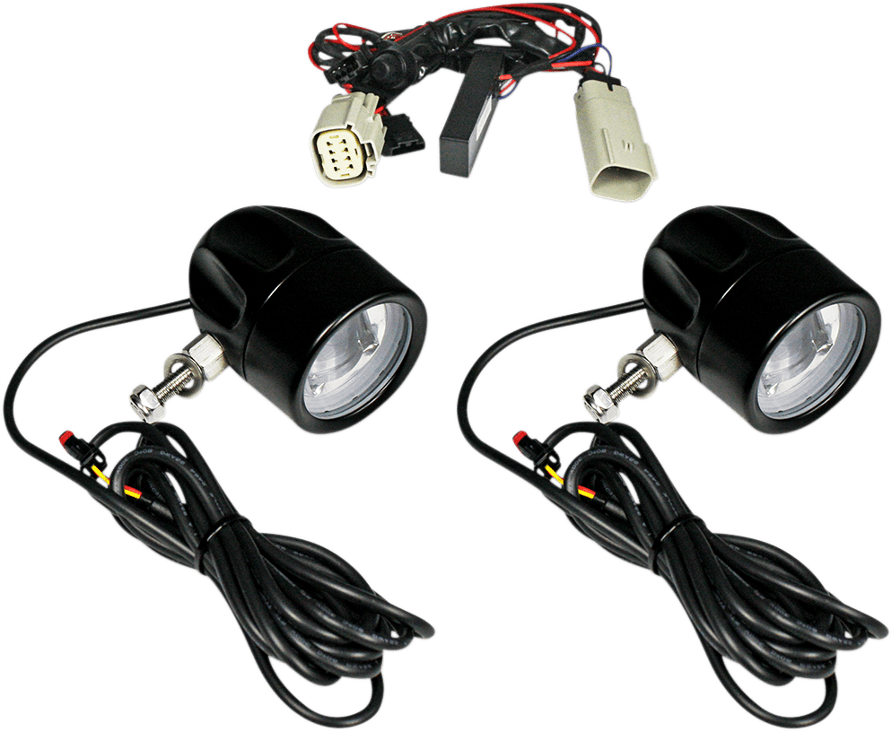CUSTOM DYNAMICS - ProBEAM® LED Halo Fog Lamps - Fog Lights - MetalCore Harley Supply