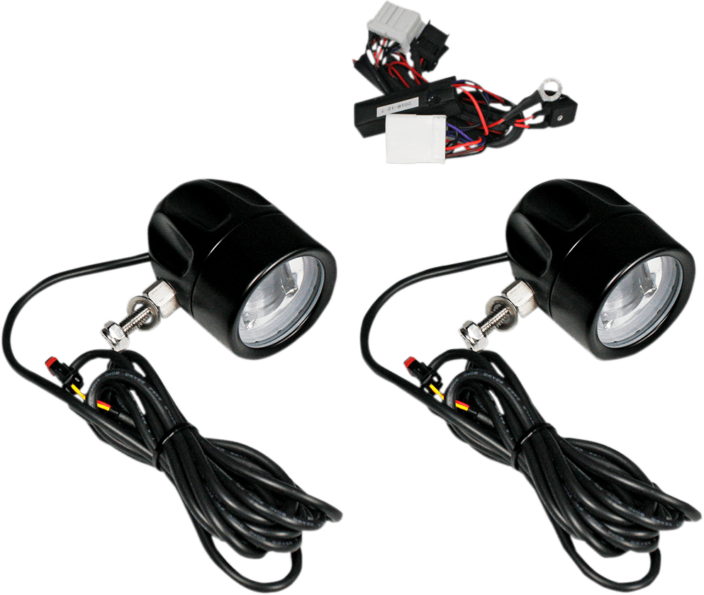 CUSTOM DYNAMICS - ProBEAMÂ® LED Halo Fog Lamps - Fog Lights - MetalCore Harley Supply