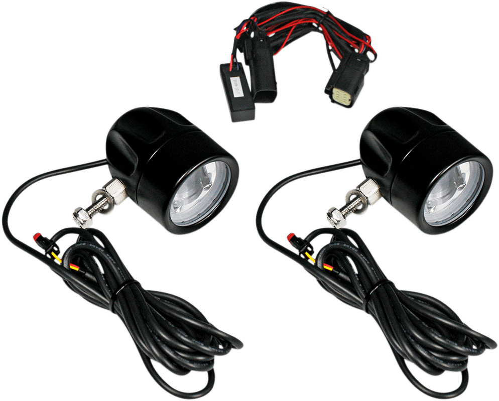 CUSTOM DYNAMICS - ProBEAMÂ® LED Halo Fog Lamps - Fog Lights - MetalCore Harley Supply