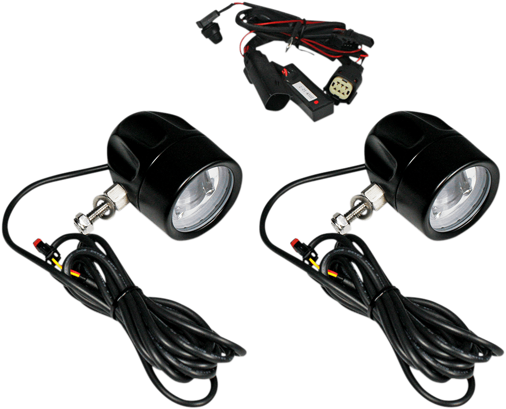 CUSTOM DYNAMICS - ProBEAMÂ® LED Halo Fog Lamps - Fog Lights - MetalCore Harley Supply