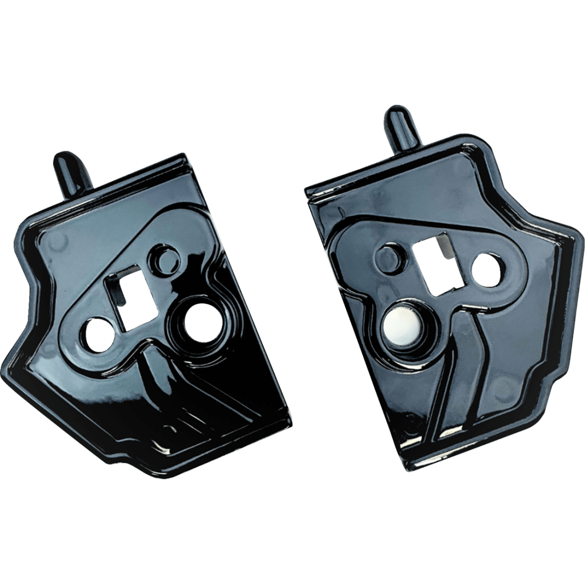 CUSTOM DYNAMICS - Shark Demon Fog Light Mount / '23-'26 Street Glide - Black - MetalCore Harley Supply