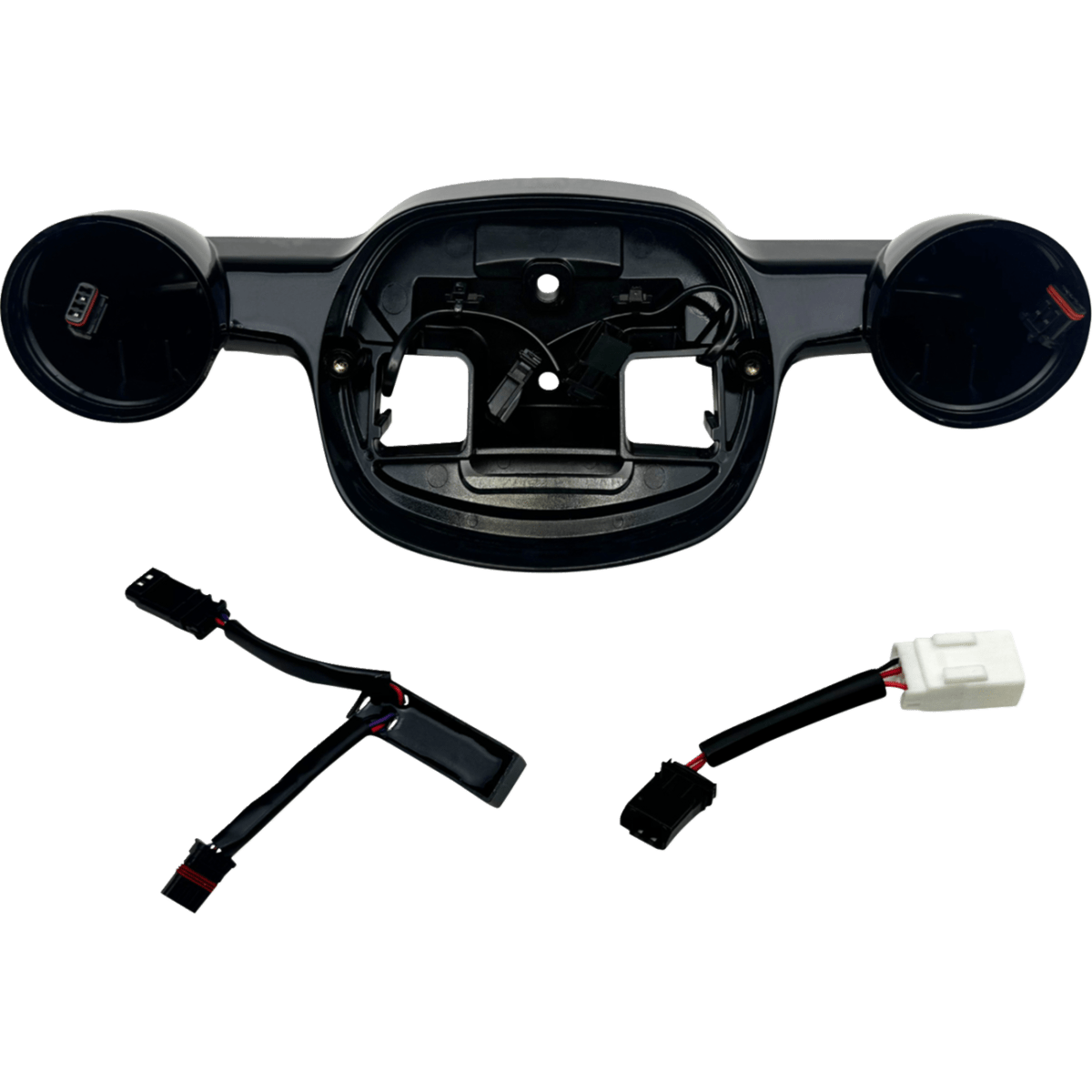 CUSTOM DYNAMICS - Taillight and Turn Signal Baseplate / '22-'25 Low Rider - Black - MetalCore Harley Supply