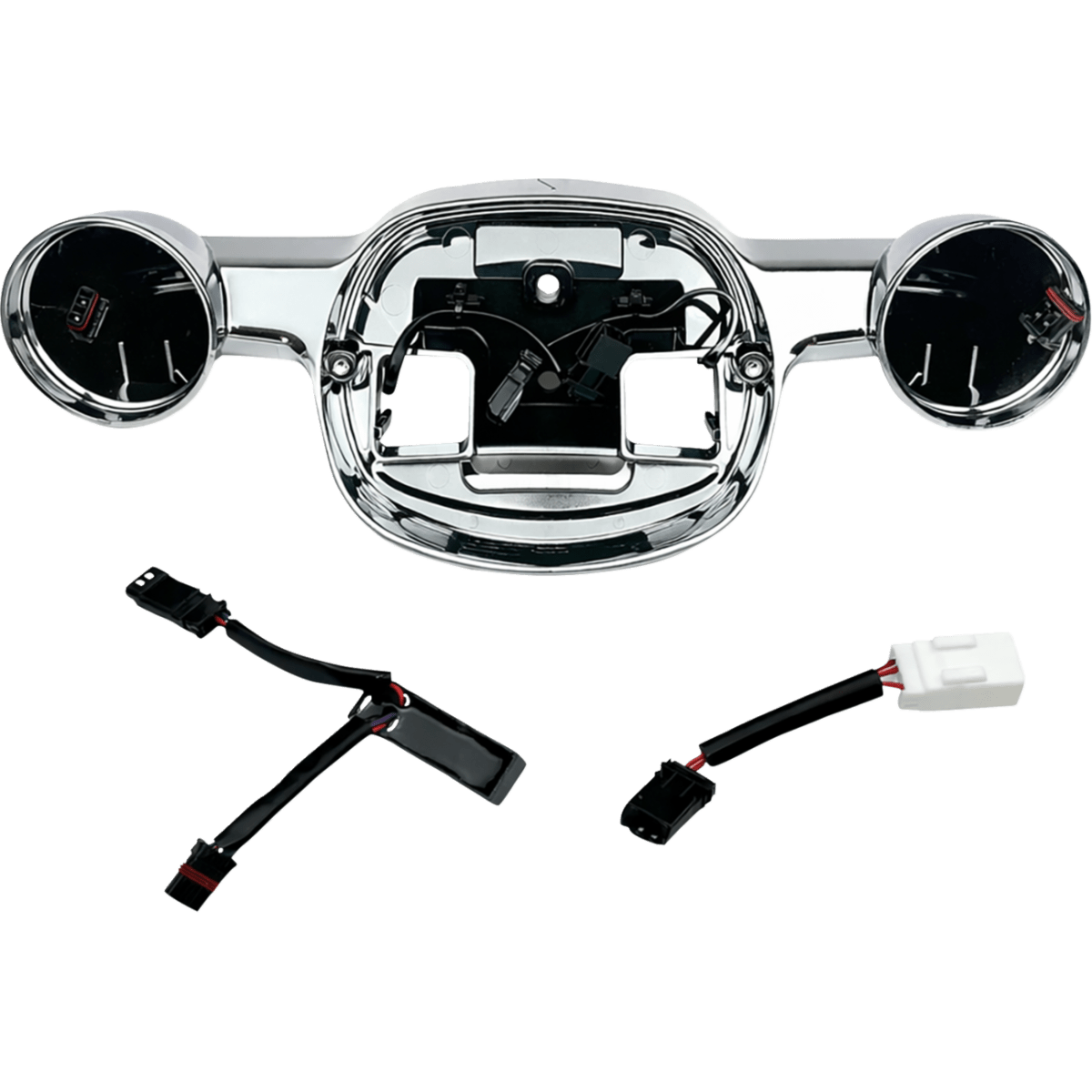 CUSTOM DYNAMICS - Taillight and Turn Signal Baseplate / '22-'25 Low Rider - Chrome - MetalCore Harley Supply