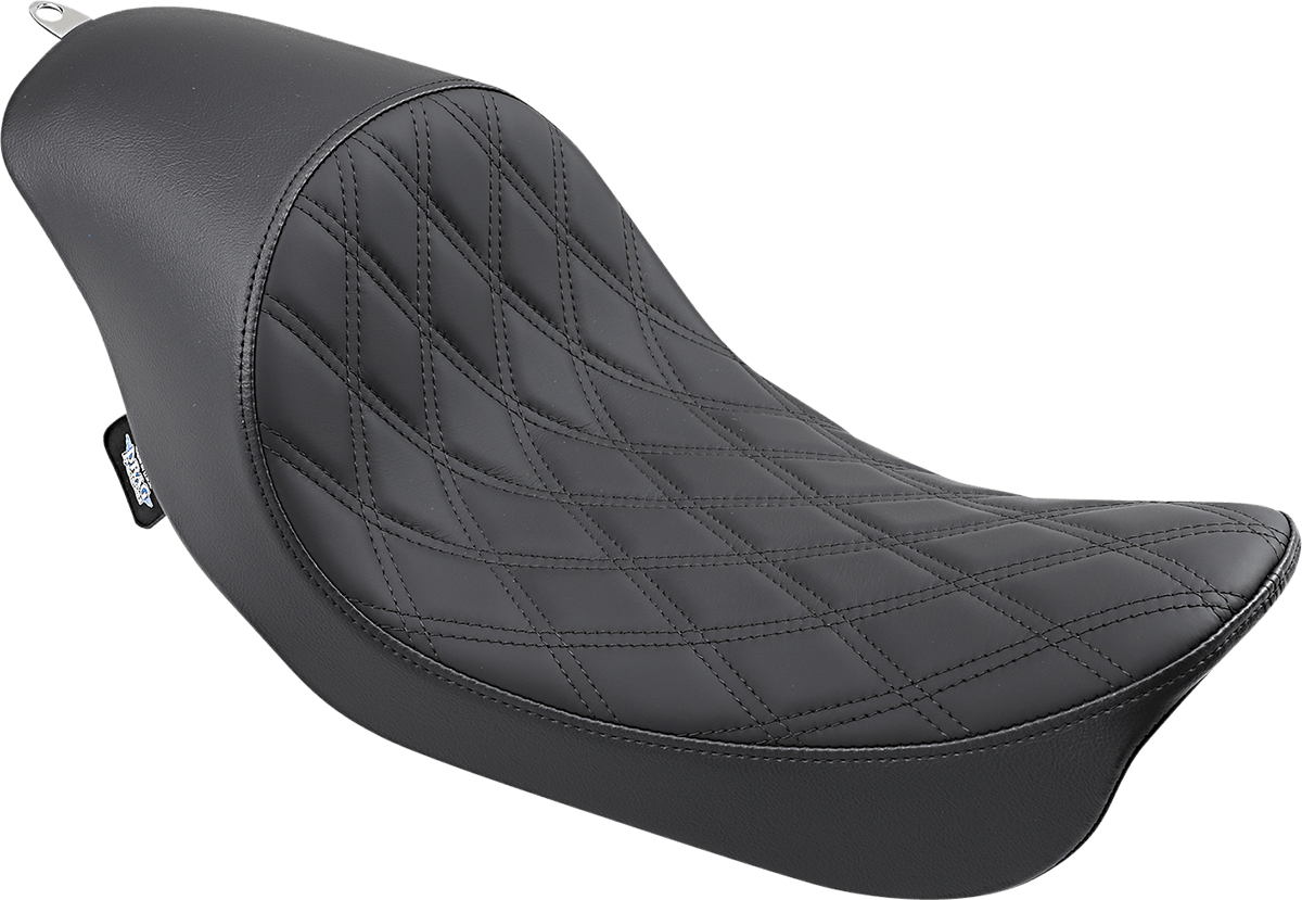 DRAG SPECIALTIES-3/4 Low Solo Seat Diamond - MetalCore Harley Supply