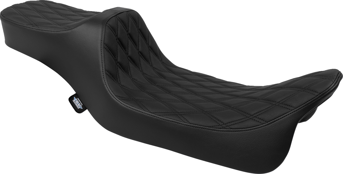DRAG SPECIALTIES-Extended Reach Predator III Seat - MetalCore Harley Supply