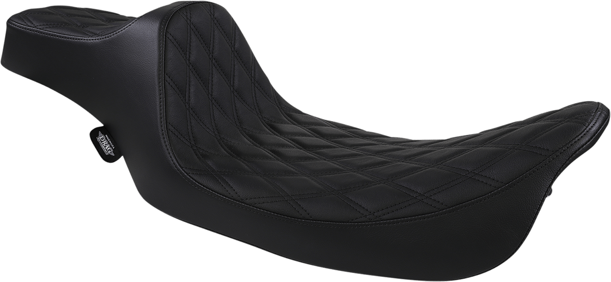 DRAG SPECIALTIES-Extended Reach Predator III Seat (3) - MetalCore Harley Supply