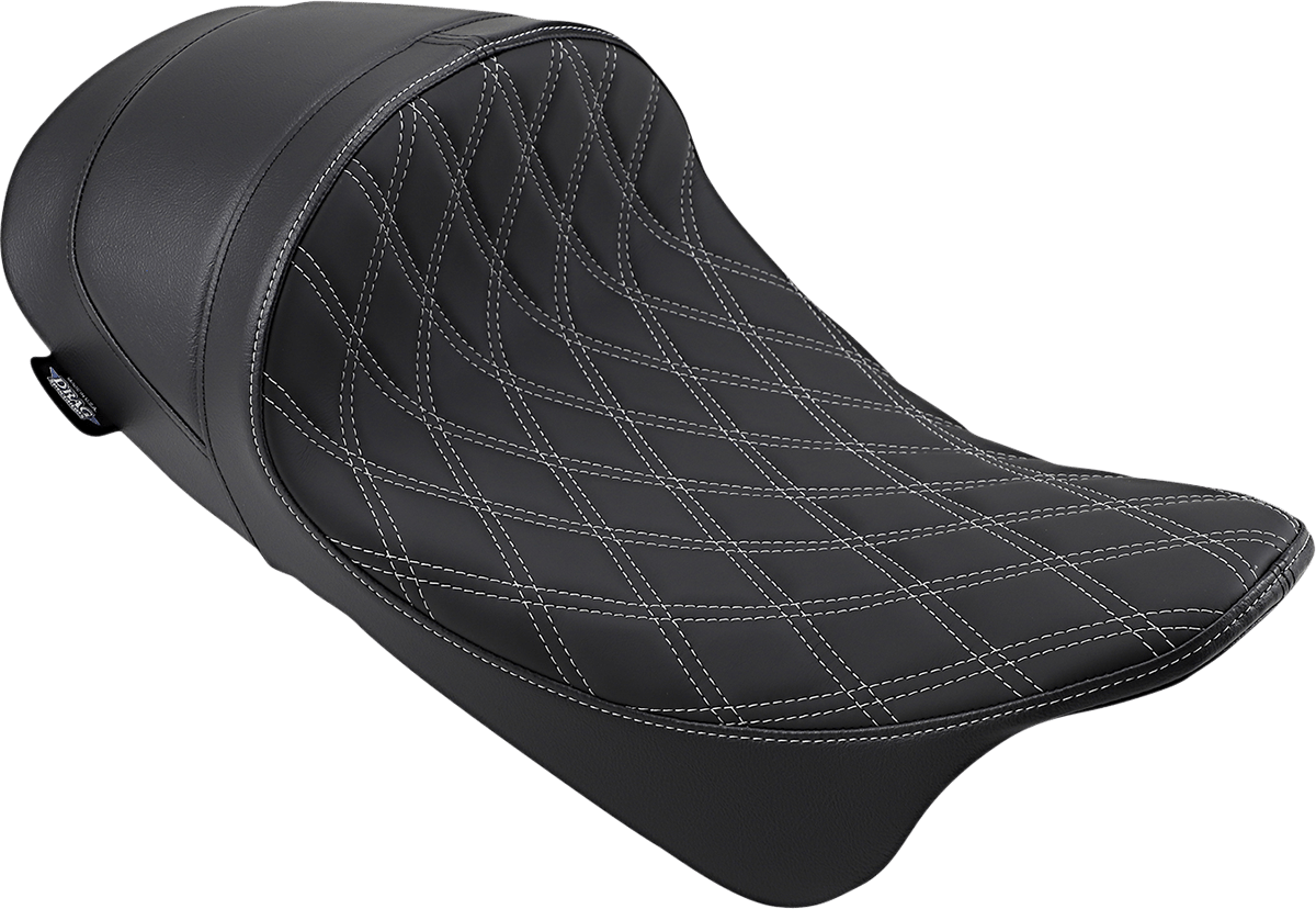 DRAG SPECIALTIES-EZ-ON Mount Forward Low Solo Seat (6) - MetalCore Harley Supply