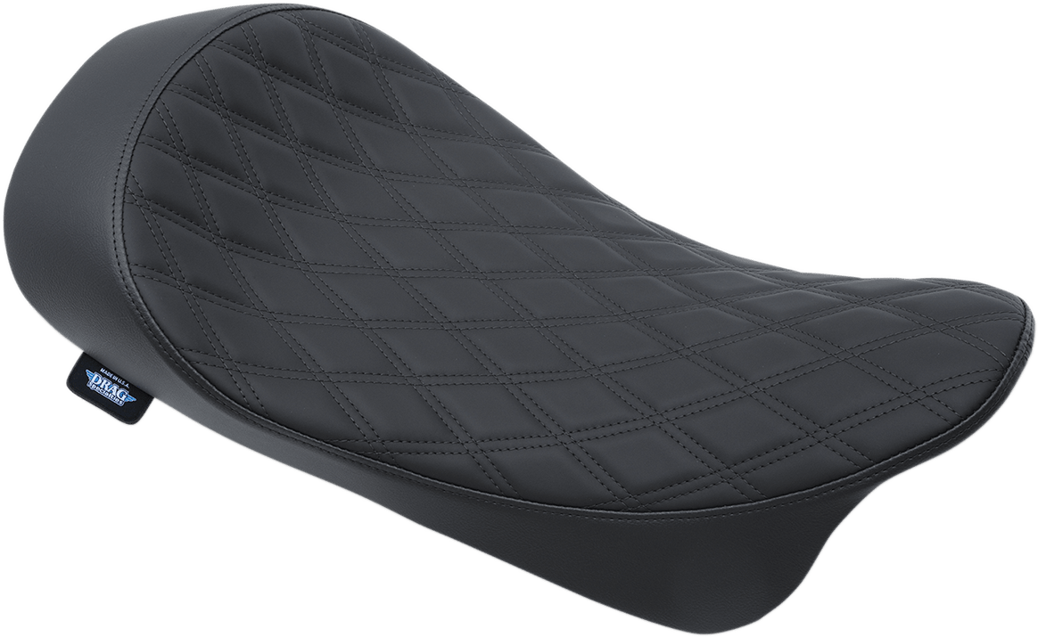 DRAG SPECIALTIES-EZ-ON Mount Low-Profile Solo Seat - MetalCore Harley Supply