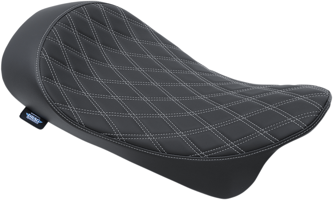 DRAG SPECIALTIES-EZ-ON Mount Low-Profile Solo Seat - MetalCore Harley Supply