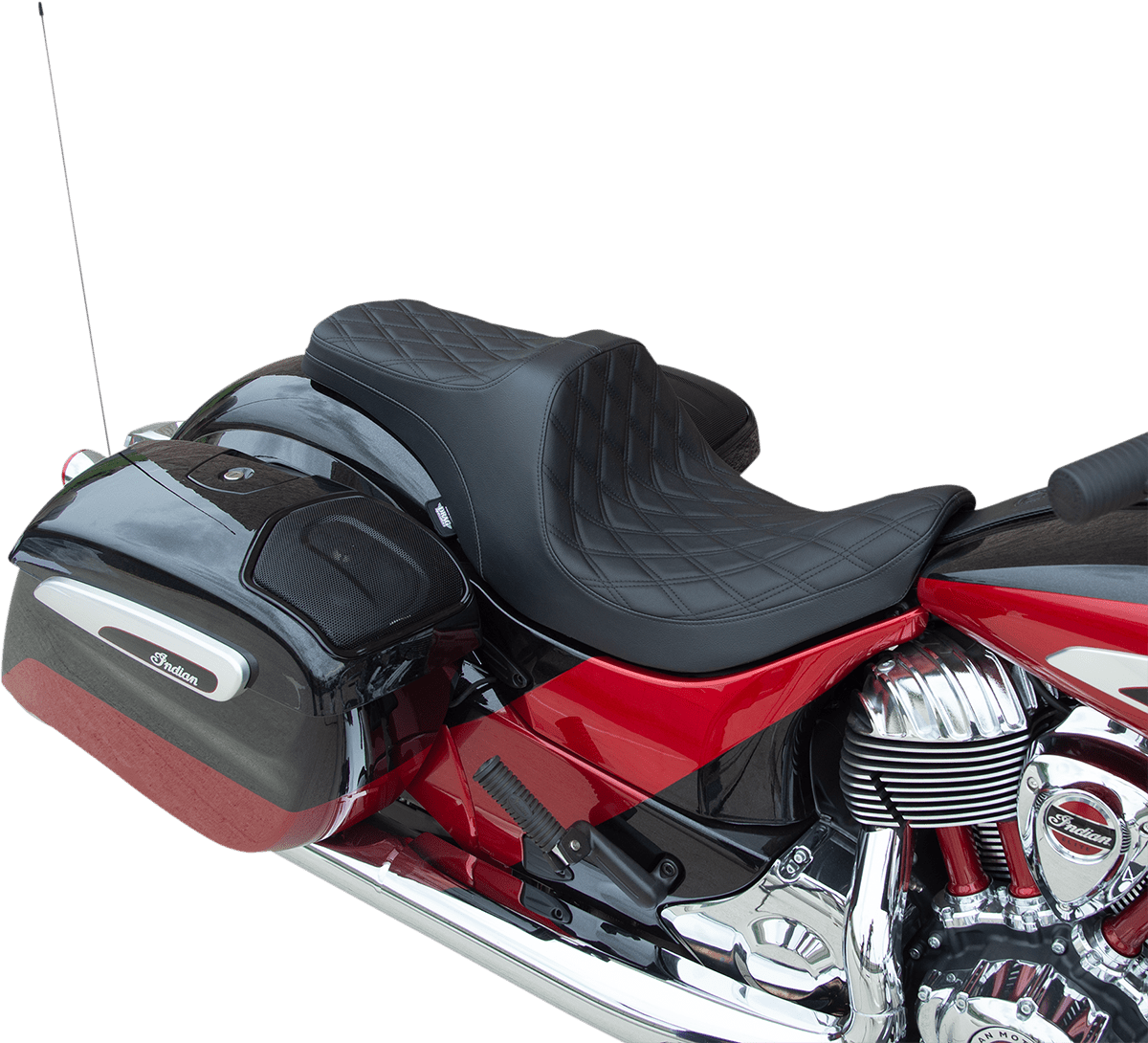 DRAG SPECIALTIES-Forward Positioned Predator III Seat - MetalCore Harley Supply