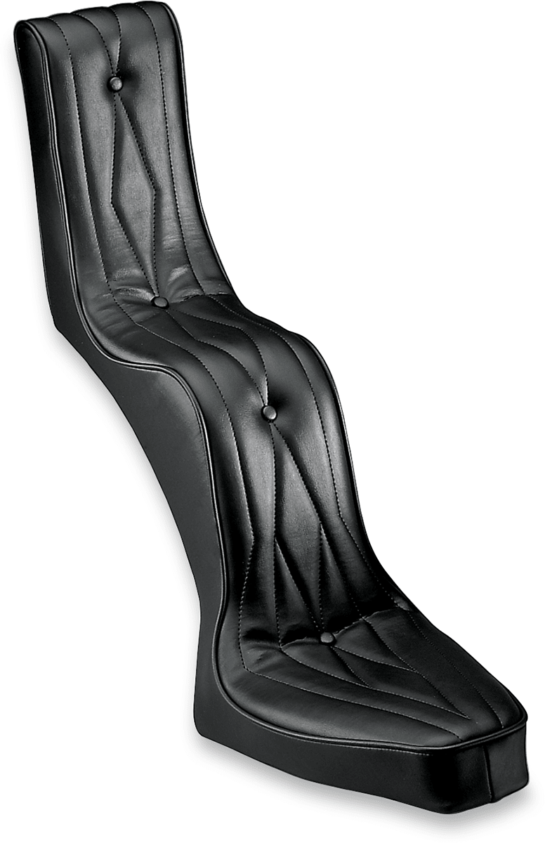 DRAG SPECIALTIES-King and Queen Vinyl Seat - MetalCore Harley Supply