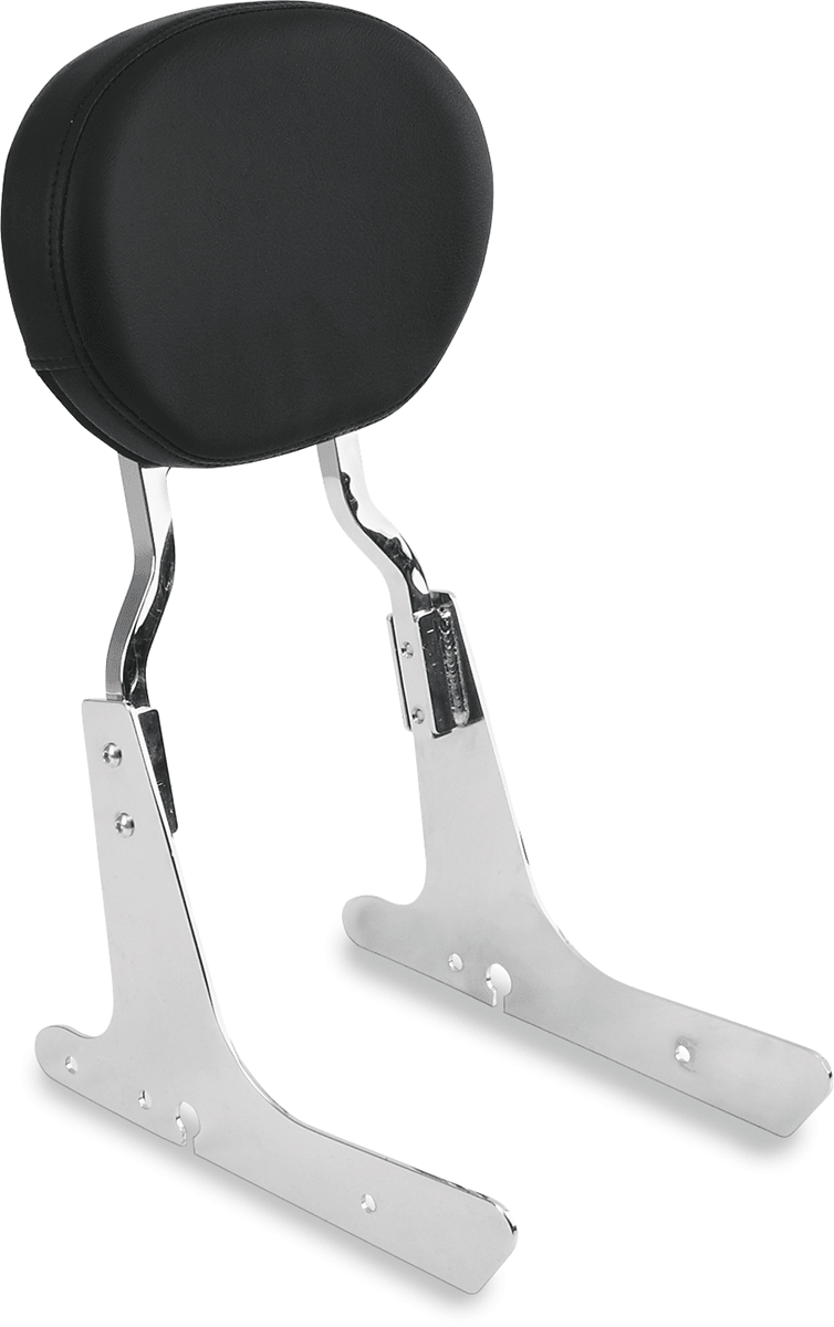 DRAG SPECIALTIES-Oval Backrest Pad Smooth - MetalCore Harley Supply