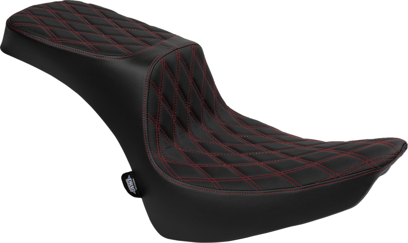 DRAG SPECIALTIES-Performance Predator 2-Up Seat - MetalCore Harley Supply