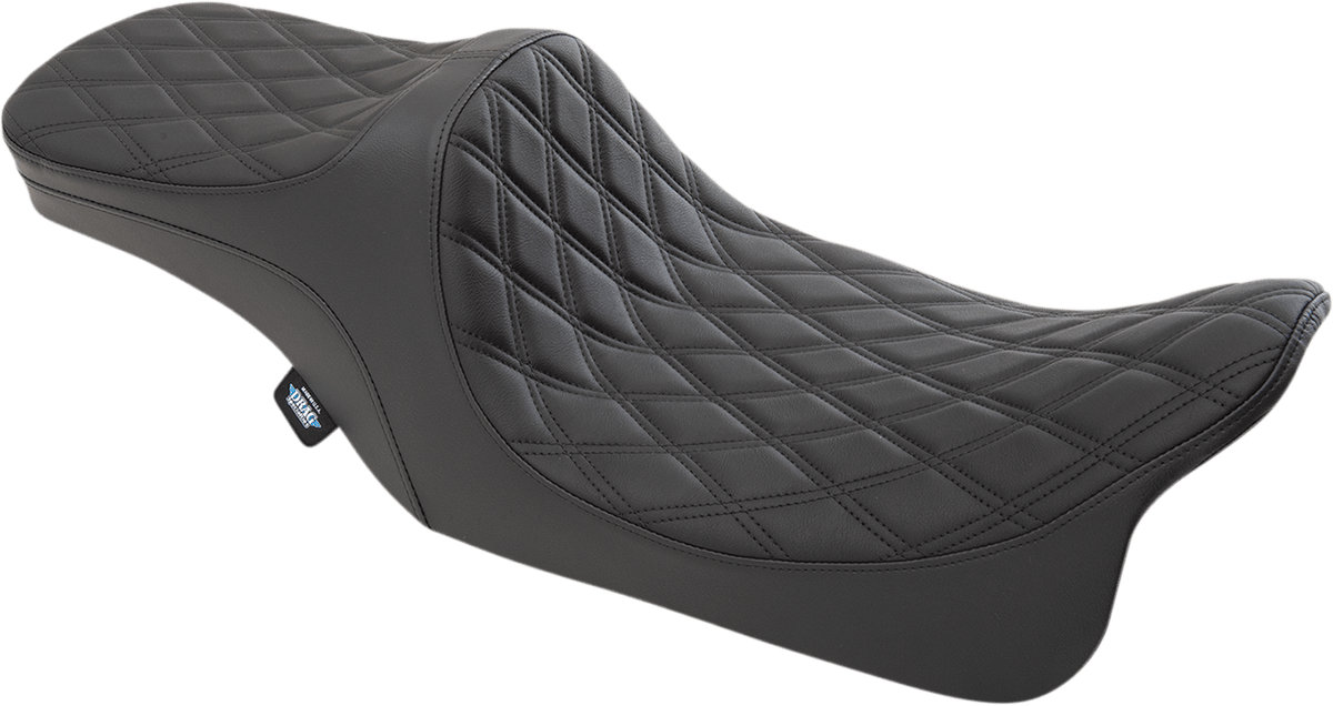DRAG SPECIALTIES-Predator III 2-Up Seat - MetalCore Harley Supply