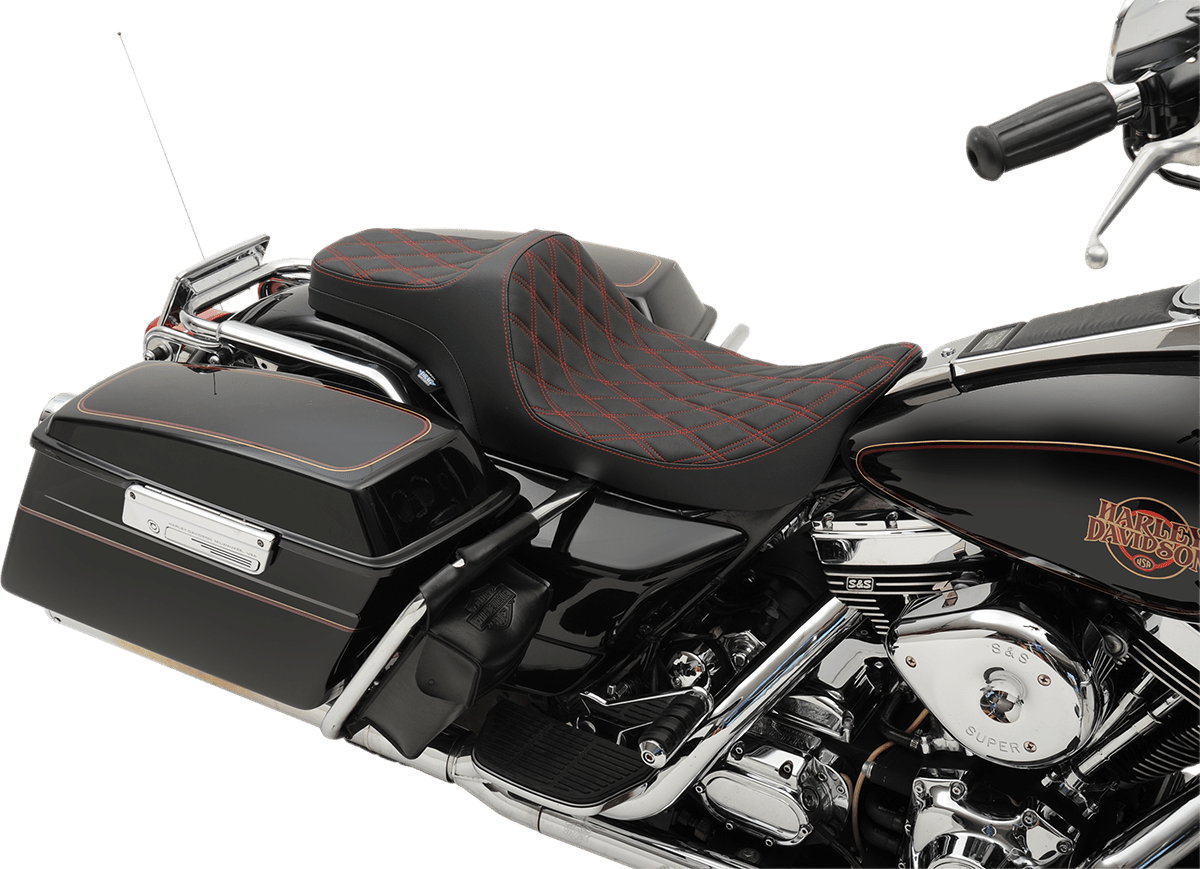 DRAG SPECIALTIES-Predator III Seat - MetalCore Harley Supply