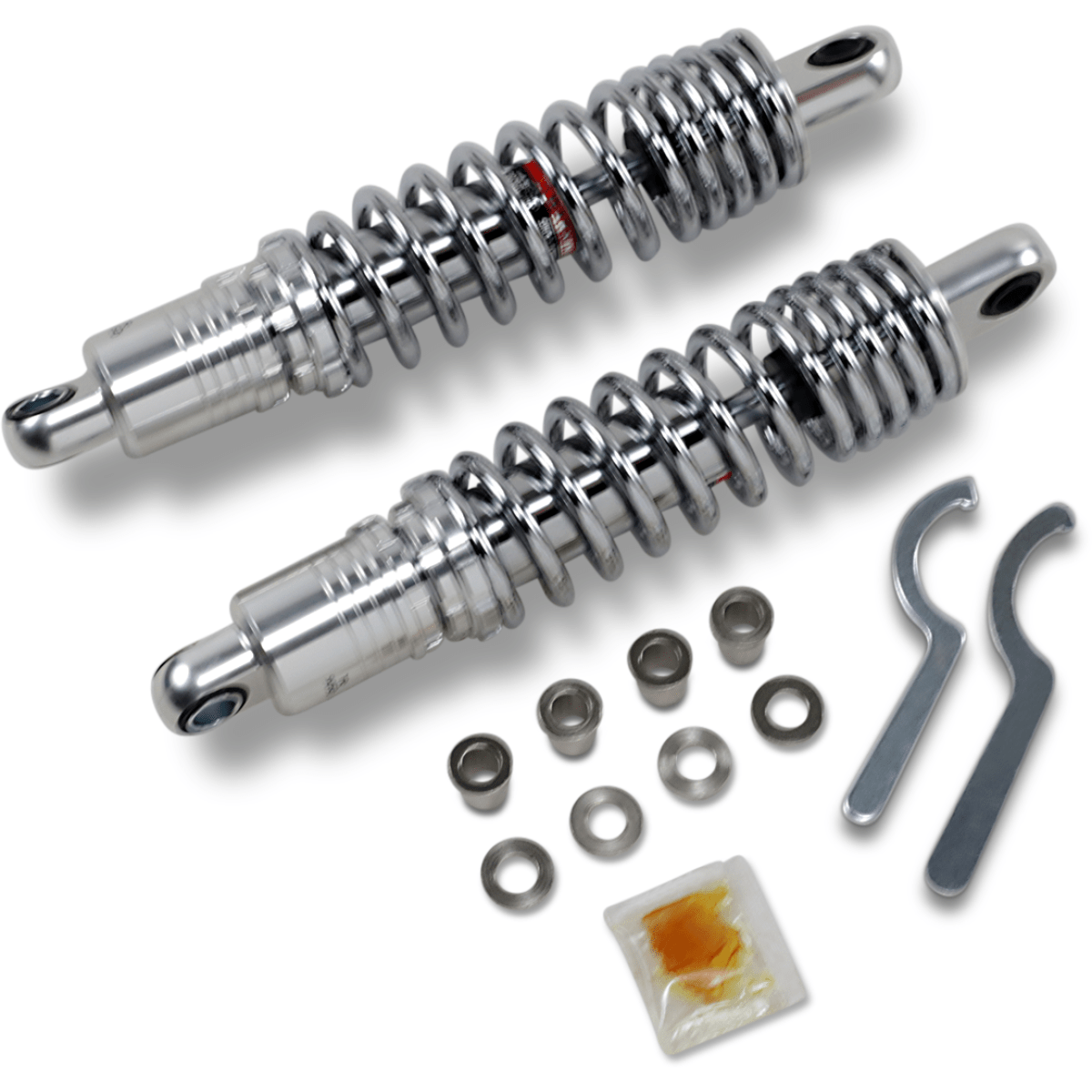 DRAG SPECIALTIES-Premium Ride-Height Adjustable Shocks - Heavy Duty FXR / Sportster-Shocks-MetalCore Harley Supply