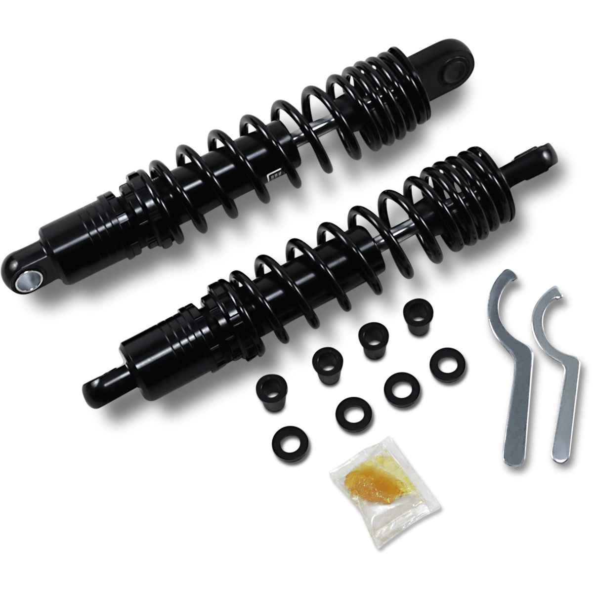 DRAG SPECIALTIES-Premium Ride-Height Adjustable Shocks - Heavy Duty FXR / Sportster-Shocks-MetalCore Harley Supply