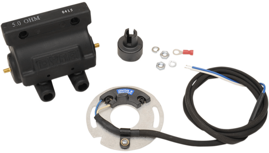 DYNATEK - Dual Fire Ignition and Coil Kit / '70 - '03 - Electronic Ignition / Coil - MetalCore Harley Supply