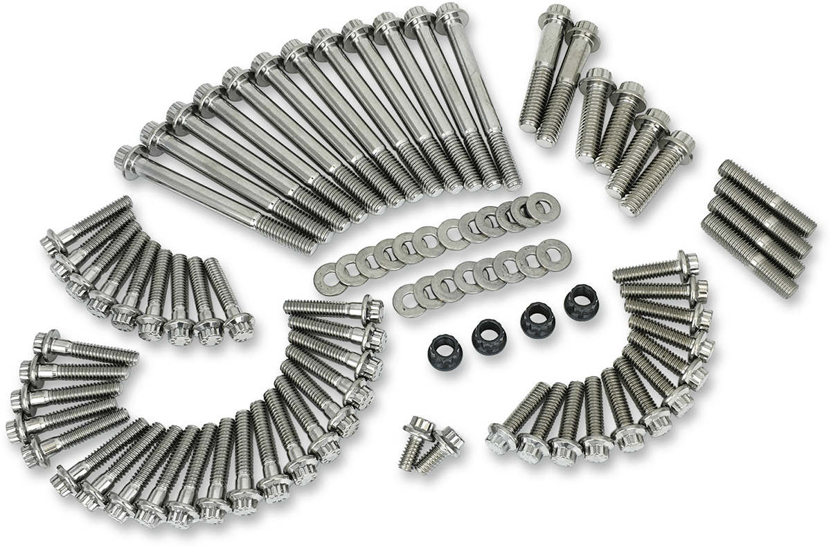 FEULING - ARPÂ® 12 - Point External Engine Fastener Kits / M8 | TC | XL - Hardware - MetalCore Harley Supply