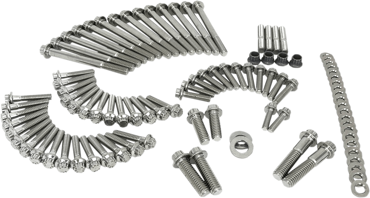 FEULING - ARPÂ® 12 - Point External Engine Fastener Kits / M8 | TC | XL - Hardware - MetalCore Harley Supply