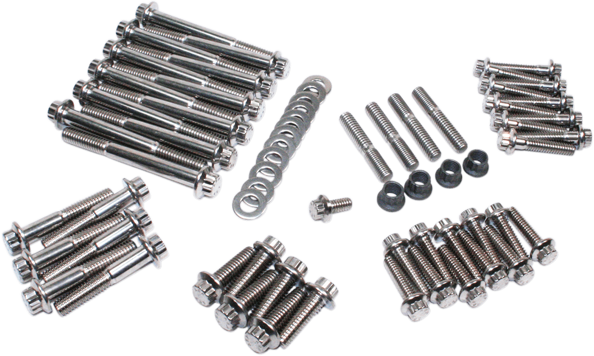 FEULING - ARPÂ® 12 - Point External Engine Fastener Kits / M8 | TC | XL - Hardware - MetalCore Harley Supply