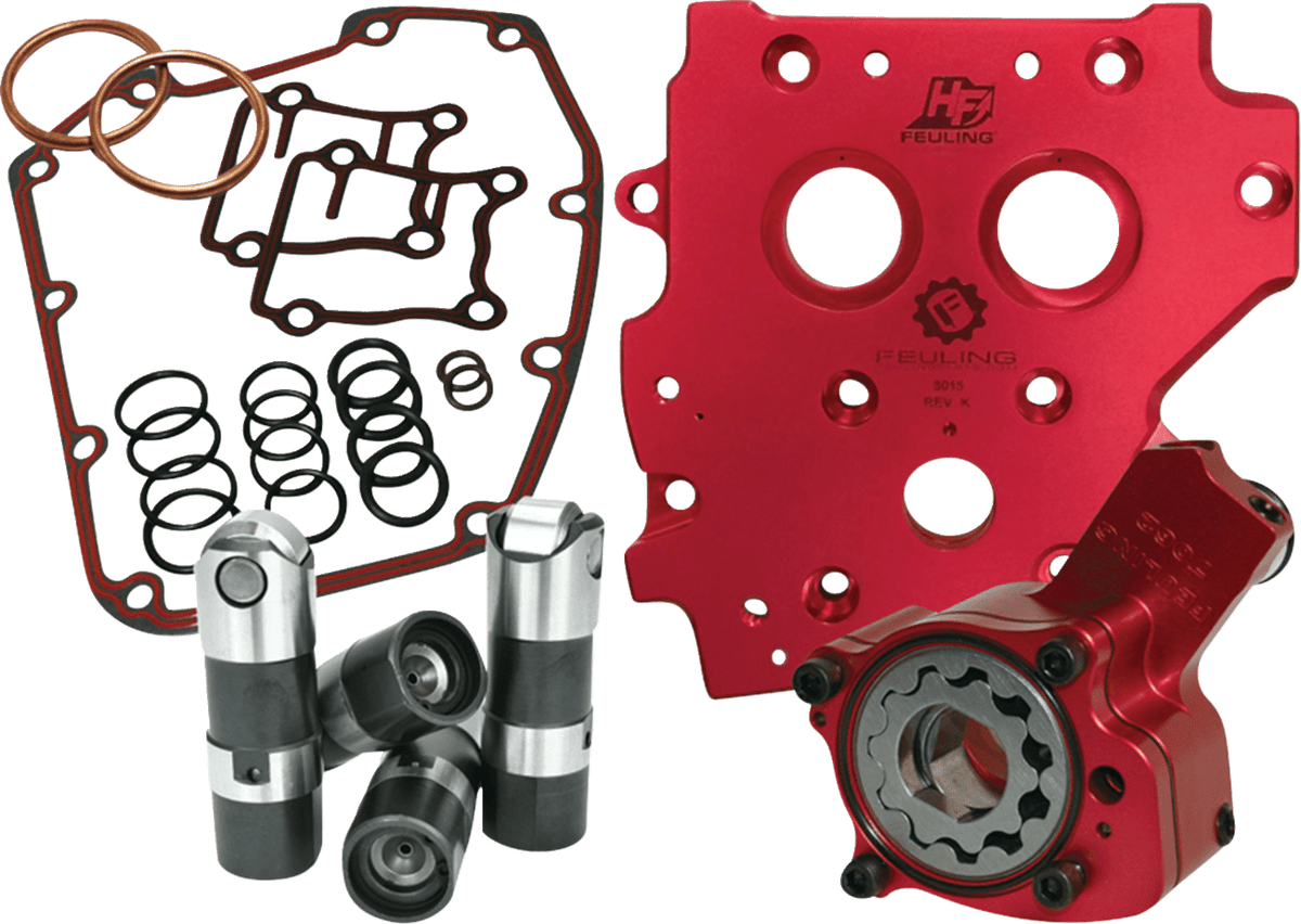 FEULING - Race Series Oil System Packs - Short-Travel - View 2 - MetalCore Harley Supply