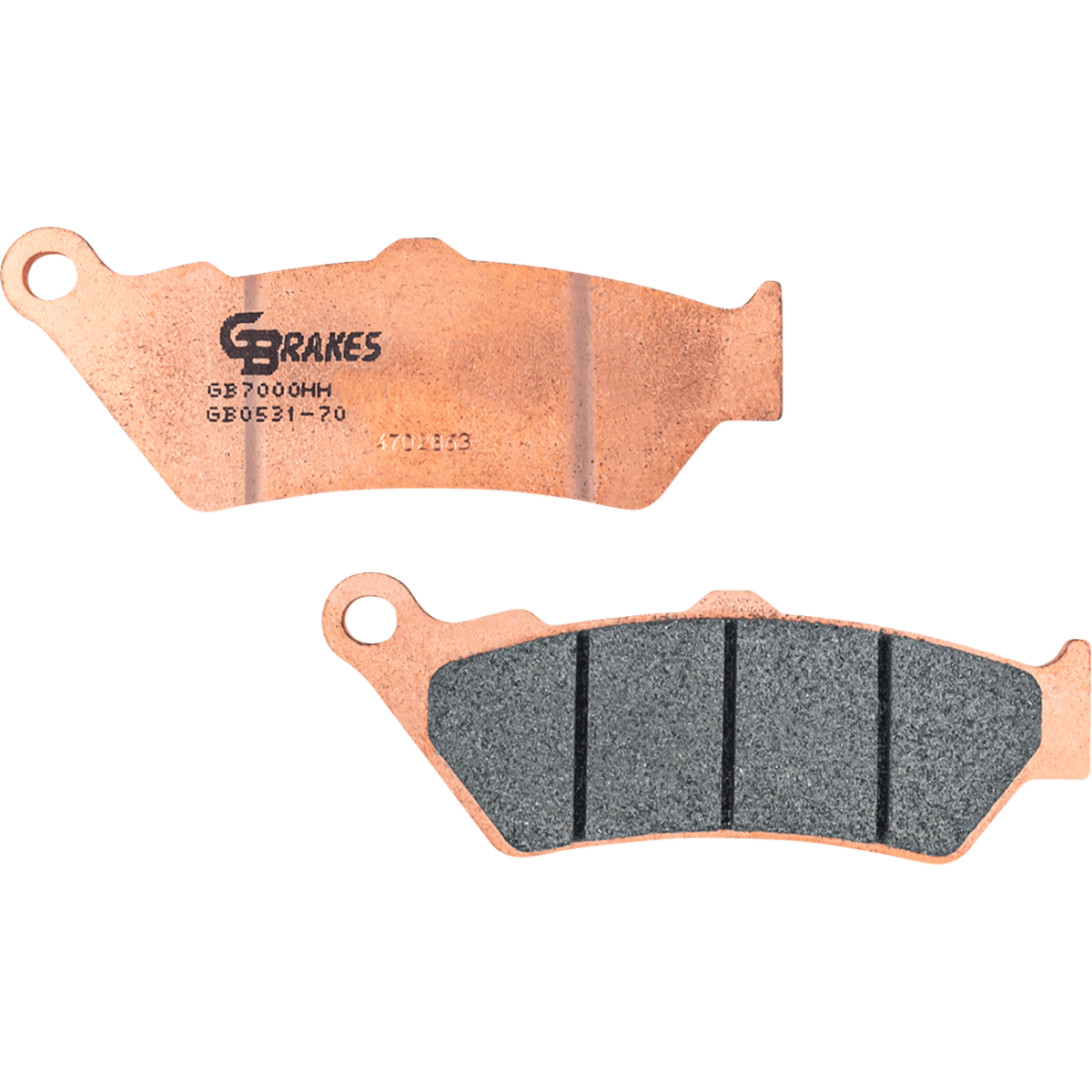 GBRAKES HH Sintered Brake Pads - Front and rear, '16-'20 XG500/750 - MetalCore Harley Supply