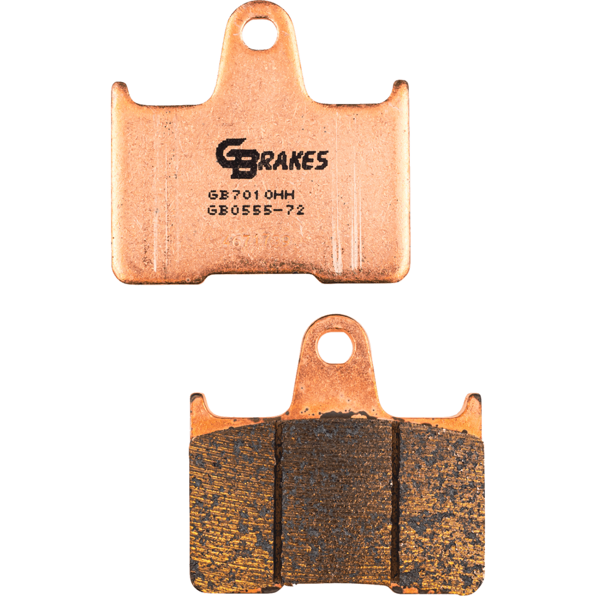 GBRAKES HH Sintered Brake Pads - Rear, '14-'22 XL (except RH Sportster) - MetalCore Harley Supply