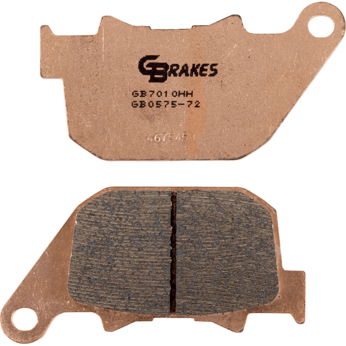 GBRAKES HH Sintered Brake Pads - Rear, '04-'13 XL/XR - MetalCore Harley Supply