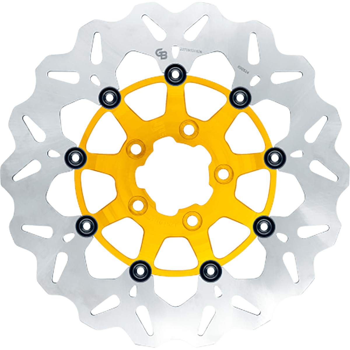 GBRAKES Stainless Front Brake Rotor '00-'14 - Gold - MetalCore Harley Supply