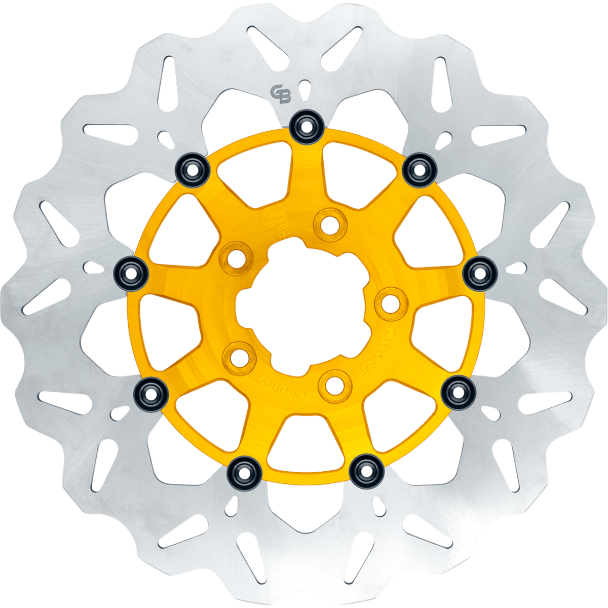 GBRAKES Stainless Front Brake Rotor '08-'25 - Gold - MetalCore Harley Supply