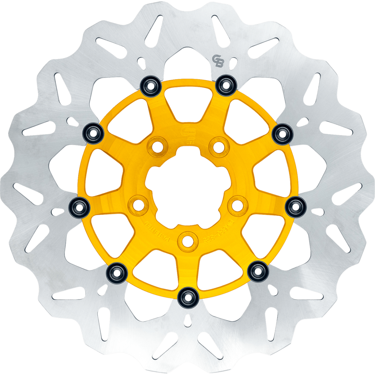 GBRAKES Stainless Rear Brake Rotor '08-'25 - Gold - MetalCore Harley Supply