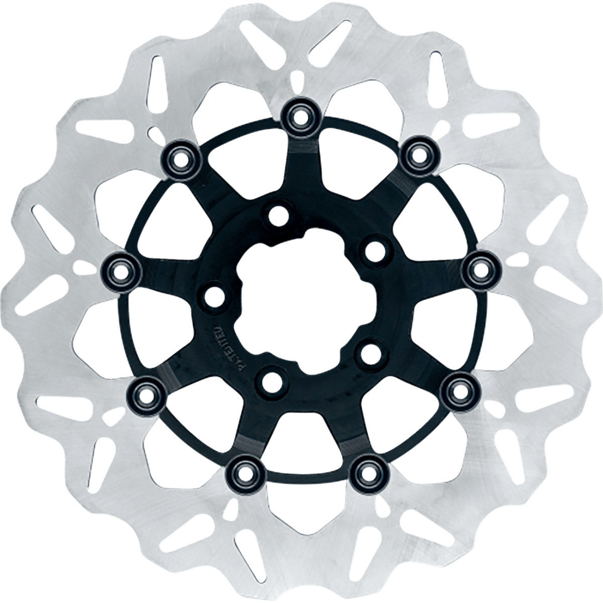 GBRAKES Stainless Rear Brake Rotor '09-'16 - Black - MetalCore Harley Supply