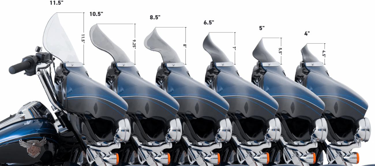 KLOCK WERKS - Flareâ„¢ Windshields / '96 - '13 FLH - Windshields - MetalCore Harley Supply