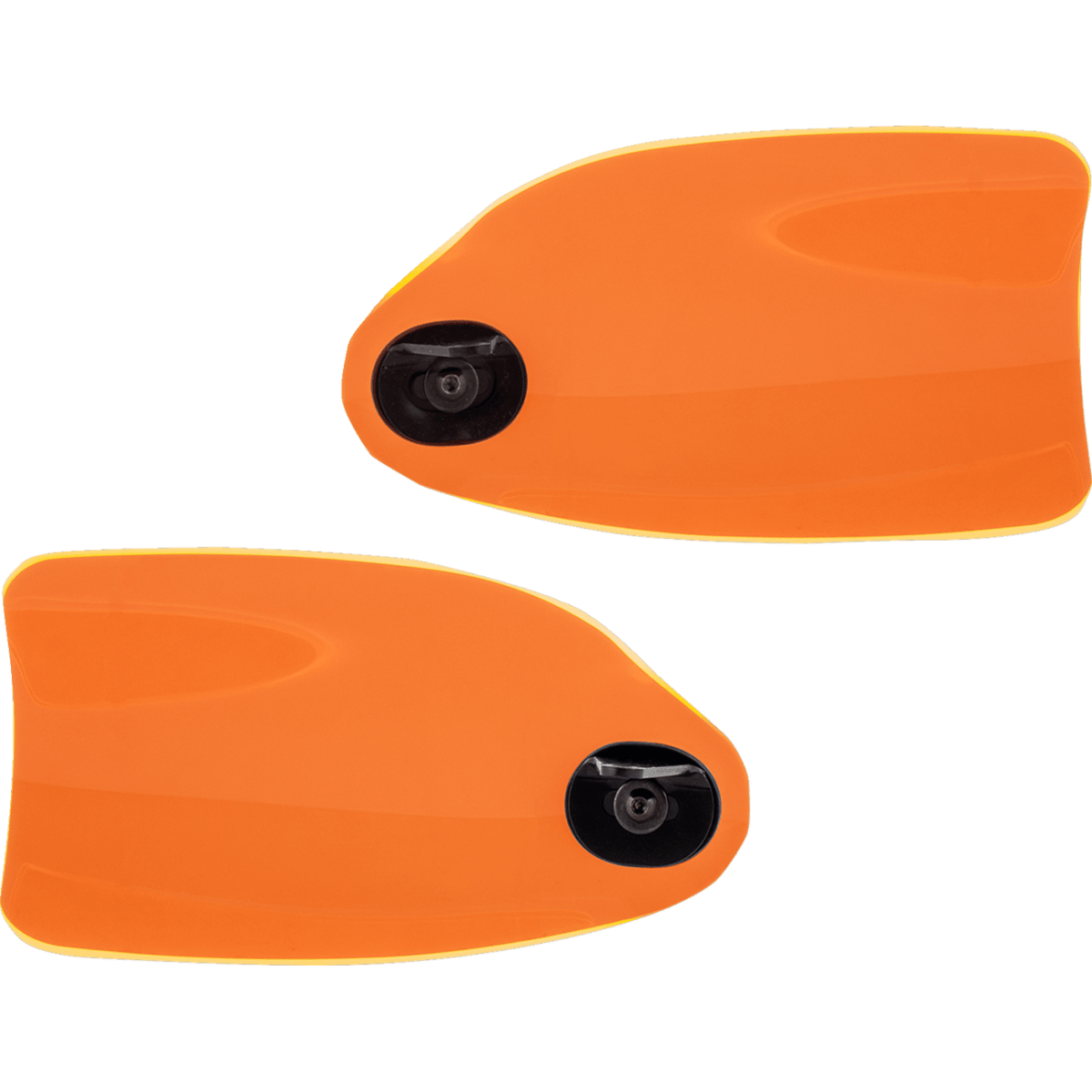 KLOCK WERKS - Ice Flare Hand Guards - Orange Ice - Hand Guards - MetalCore Harley Supply
