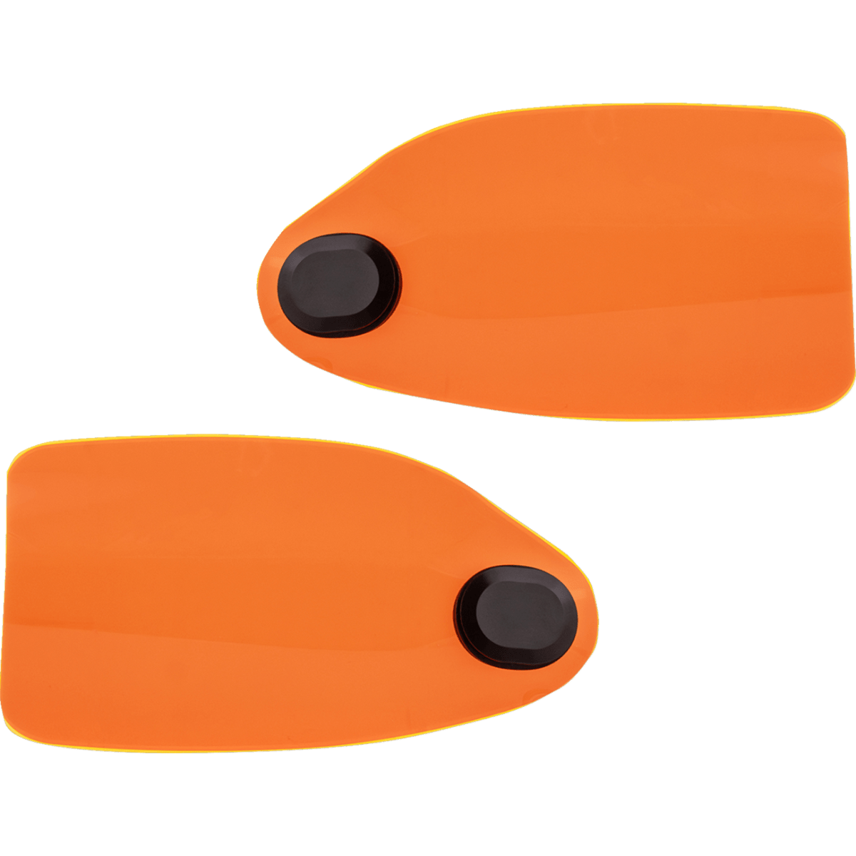 KLOCK WERKS - Ice Flare Hand Guards - Orange Ice - view 2 - Hand Guards - MetalCore Harley Supply