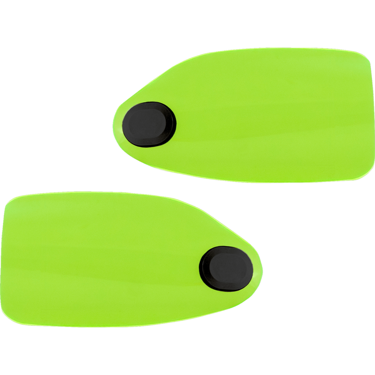 KLOCK WERKS - Ice Flare Hand Guards - Green Ice - Hand Guards - MetalCore Harley Supply