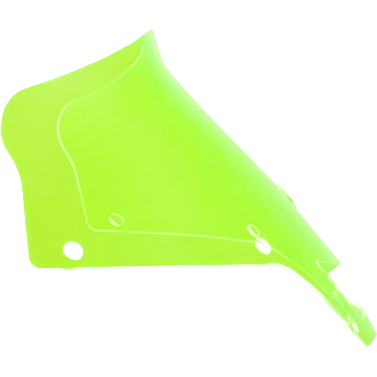 KLOCK WERKS - Ice Kolor Flare Windshields - 6" Green Ice - Windshields - MetalCore Harley Supply