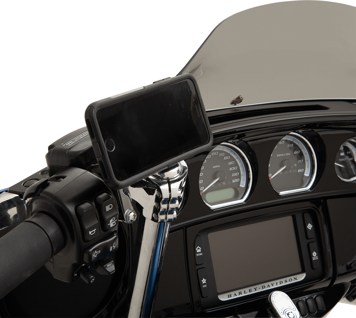 KLOCK WERKS - iOmountsâ„¢ Device Mount / '84 - '23 Models - Phone Mounts - MetalCore Harley Supply