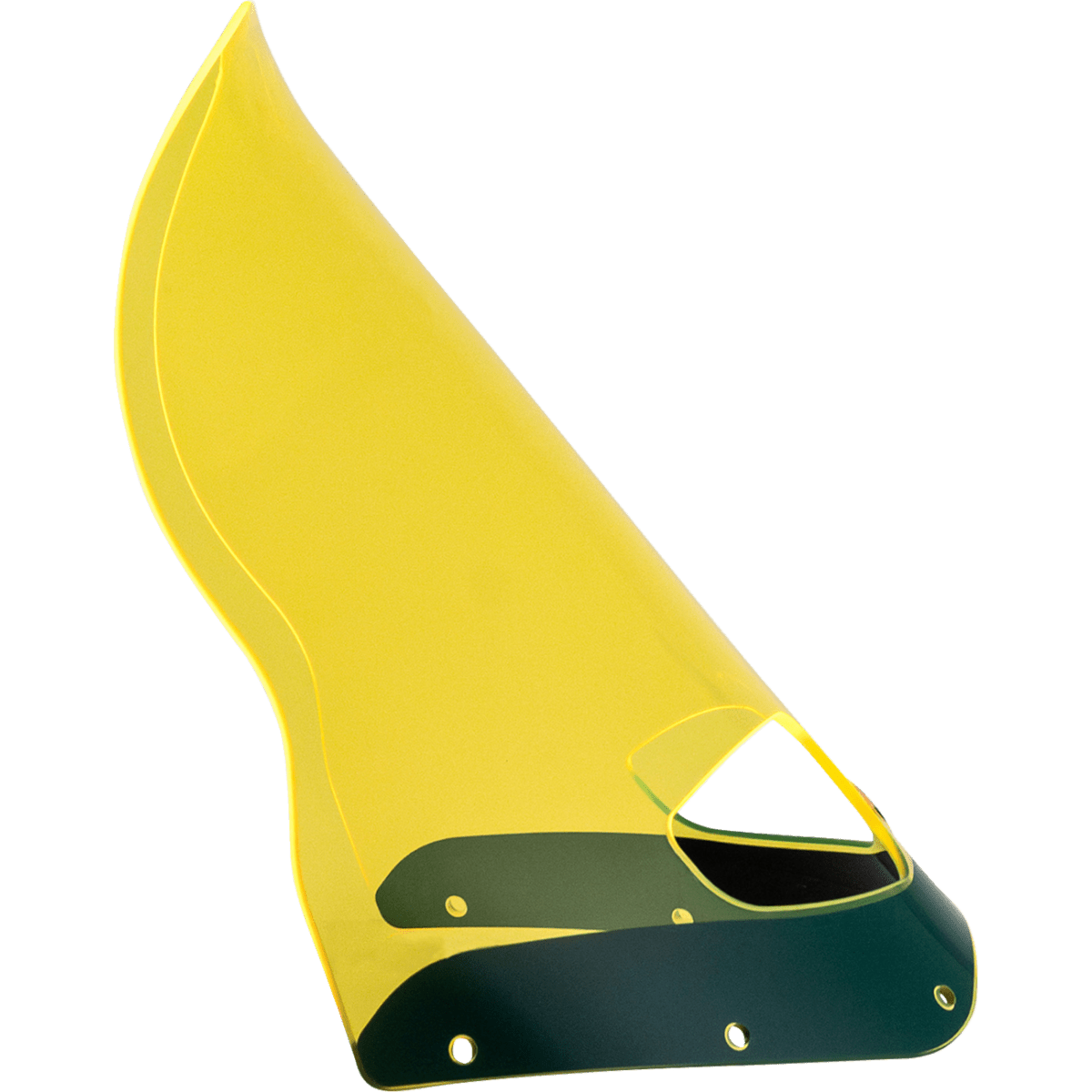 KLOCK WERKS - Ice Flare Windshield - Yellow Ice - Memphis Shades Road Warrior Fairing - MetalCore Harley Supply