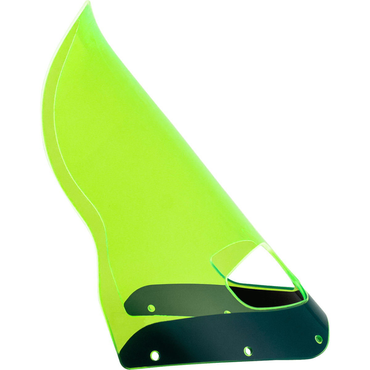 KLOCK WERKS - Ice Flare Windshield - Green Ice - Memphis Shades Road Warrior Fairing - MetalCore Harley Supply
