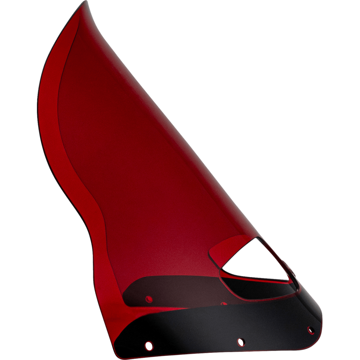 KLOCK WERKS - Kolor Flare Windshield - Red - Memphis Shades Road Warrior Fairing - MetalCore Harley Supply