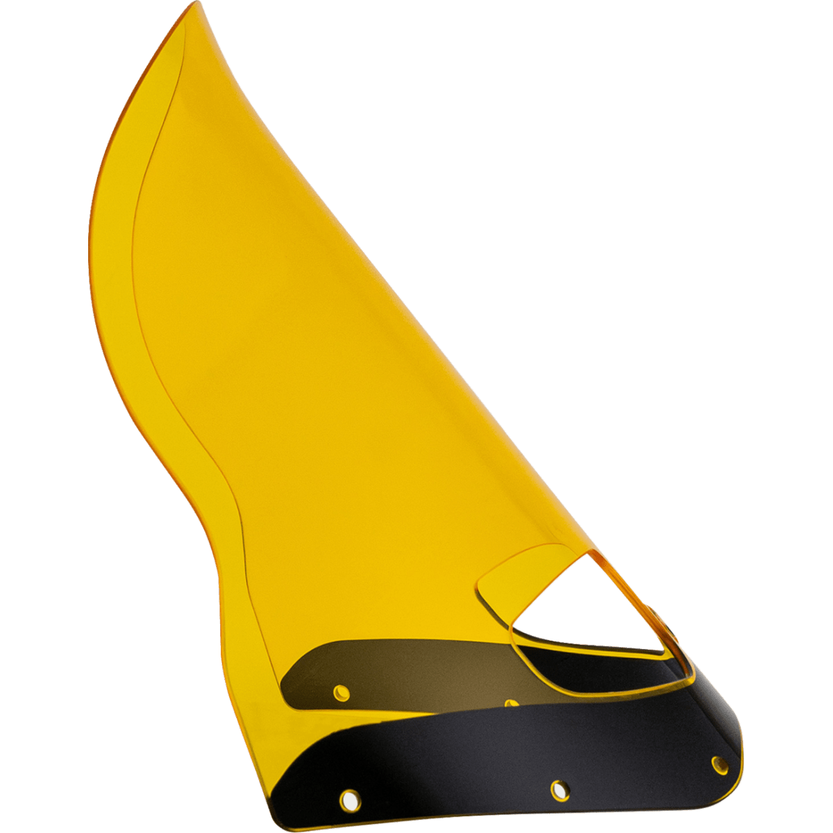 KLOCK WERKS - Kolor Flare Windshield - Yellow - Memphis Shades Road Warrior Fairing - MetalCore Harley Supply