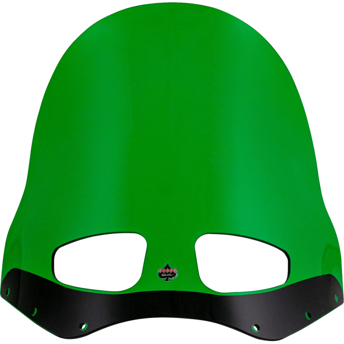 KLOCK WERKS - Kolor Flare Windshield - Green - Memphis Shades Road Warrior Fairing - MetalCore Harley Supply - View 2