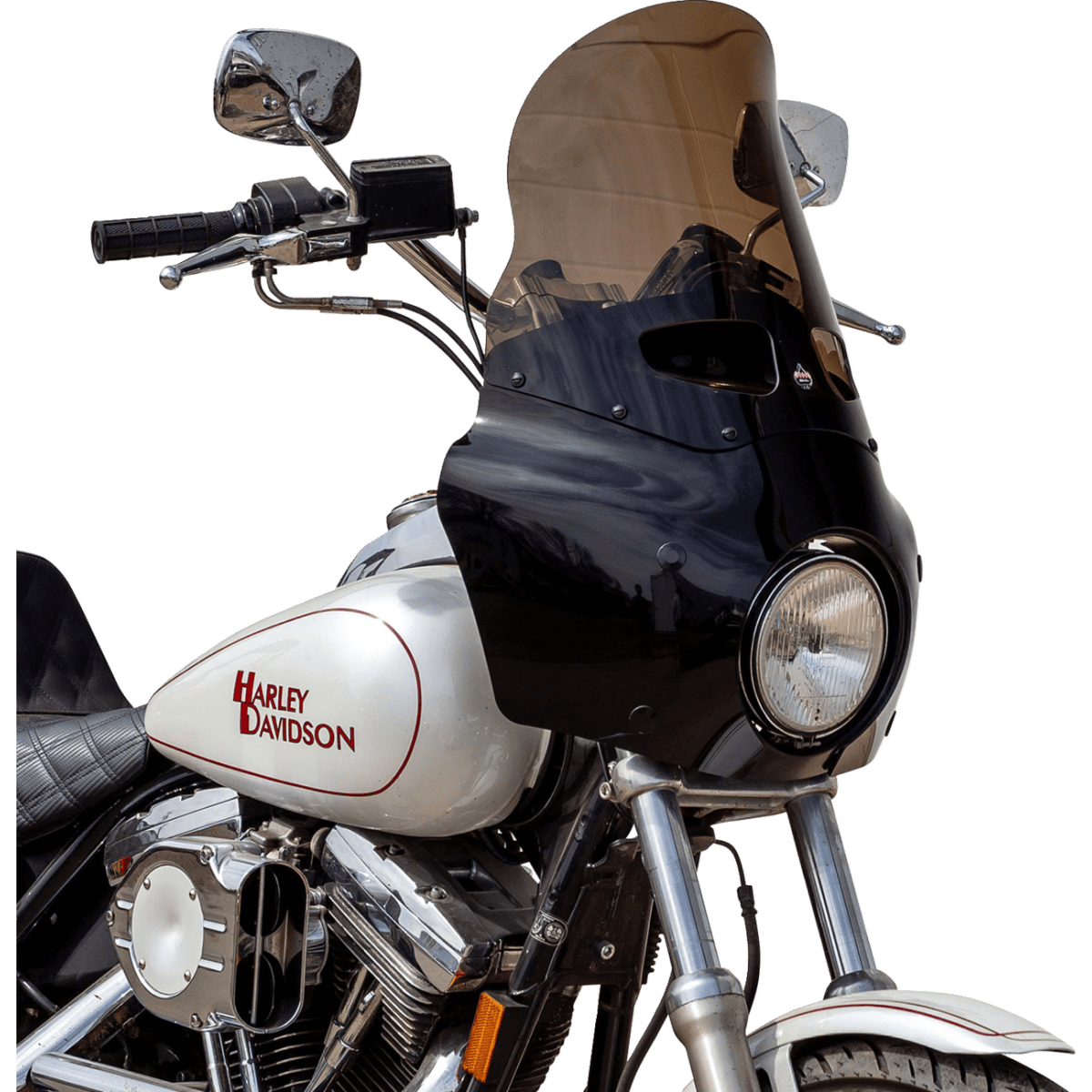 KLOCK WERKS - Kolor Flare Windshield - Bronze - Memphis Shades Road Warrior Fairing - MetalCore Harley Supply - View 3