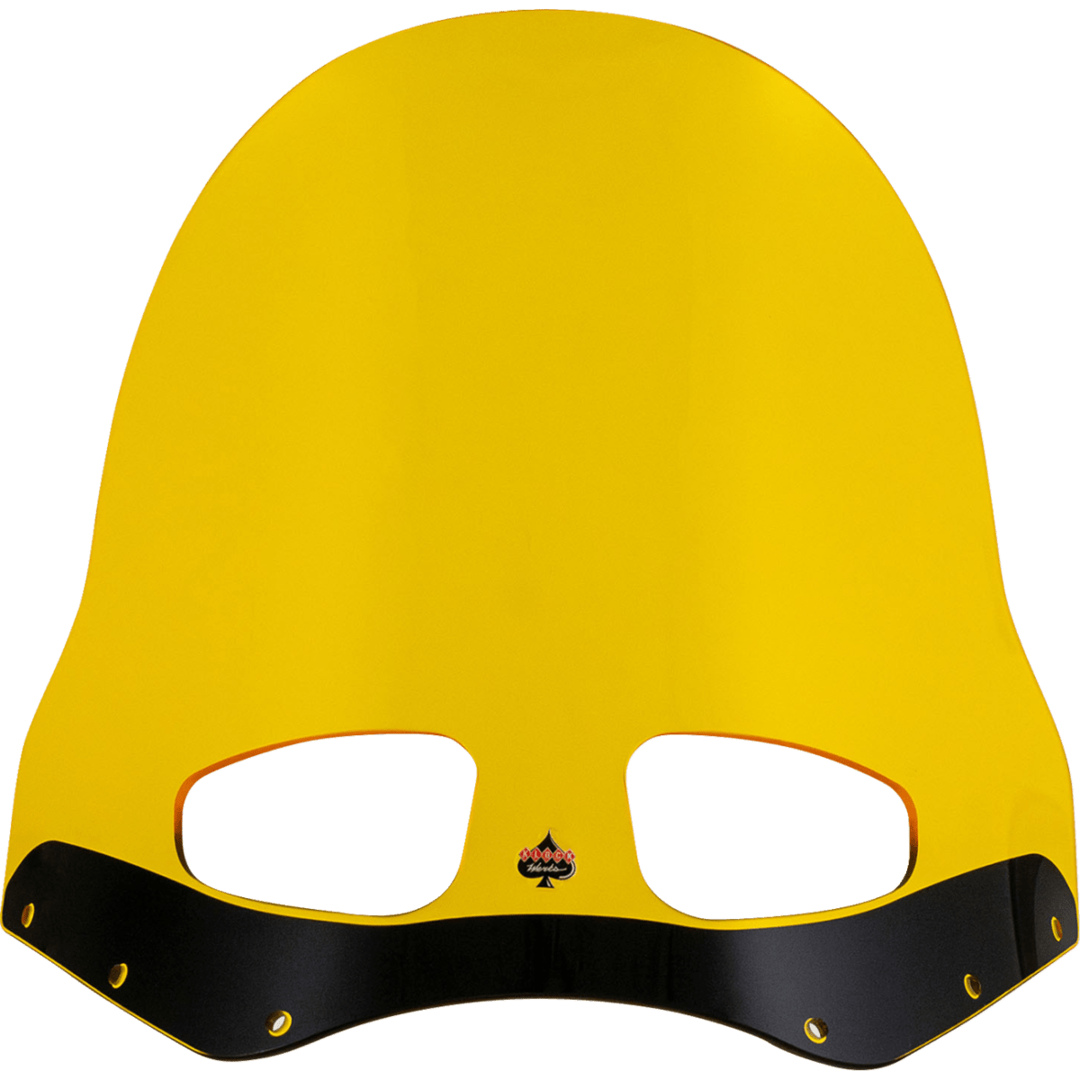 KLOCK WERKS - Kolor Flare Windshield - Yellow - Memphis Shades Road Warrior Fairing - MetalCore Harley Supply - View 3