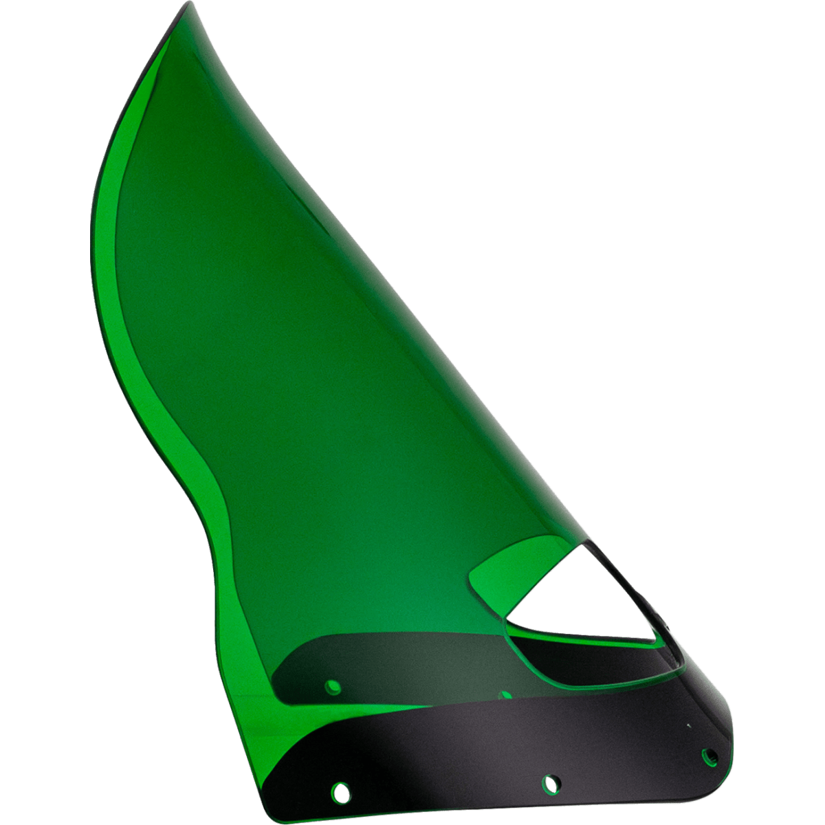 KLOCK WERKS - Kolor Flare Windshield - Green - Memphis Shades Road Warrior Fairing - MetalCore Harley Supply