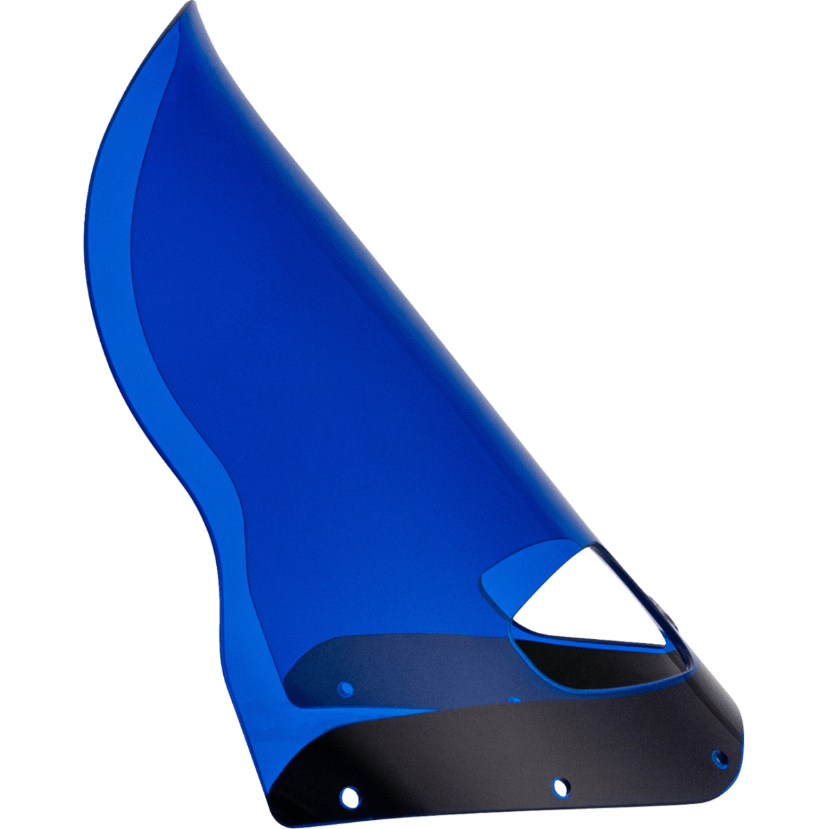 KLOCK WERKS - Kolor Flare Windshield - Blue - Memphis Shades Road Warrior Fairing - MetalCore Harley Supply