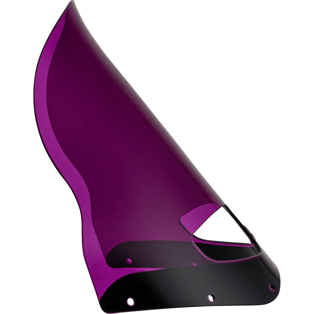 KLOCK WERKS - Kolor Flare Windshield - Purple - Memphis Shades Road Warrior Fairing - MetalCore Harley Supply